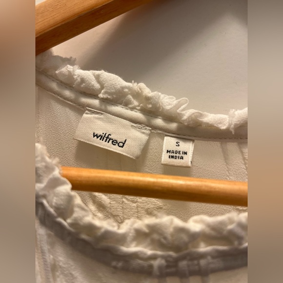 Wilfred white blouse with patchwork - Picture 3 of 4